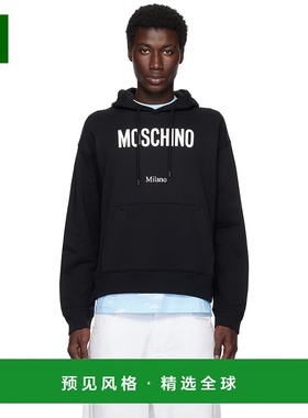 1h可退 香港直邮Moschino 莫斯奇诺 男士 黑色 Printed Organic C