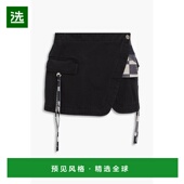 香港直邮Emilio Pucci 璞琪 1h可退 女士 印花棉质斜纹布迷你裹裙