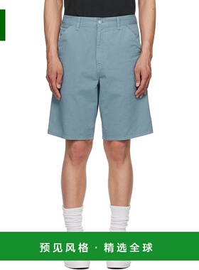 1h可退 香港直邮CARHARTT WIP 男士 蓝色 Single Knee 短裤 I0315