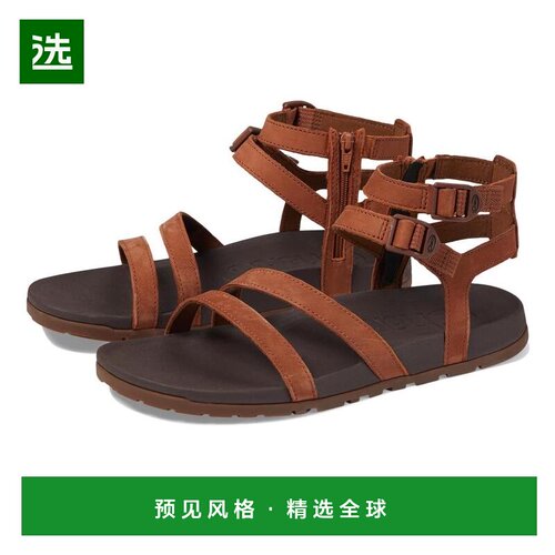 1h可退 【美国直邮】Chaco|Lowdown 皮革绑带高帮凉鞋