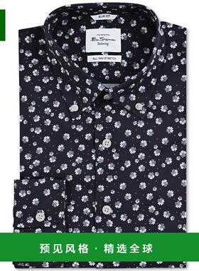 1h可退 【美国直邮】Ben Sherman男士衬衫 长袖 时尚舒适 百搭休