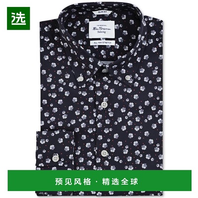 1h可退 【美国直邮】Ben Sherman男士衬衫 长袖 时尚舒适 百搭休