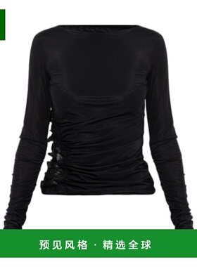 香港直邮BLUMARINE 女士针织衫 2C435AN0990 SS2026 黑色 纯色长