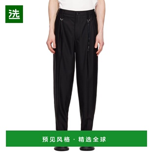 1h可退 香港直邮Mastermind World 男士 黑色 Summer Wool 长裤 M