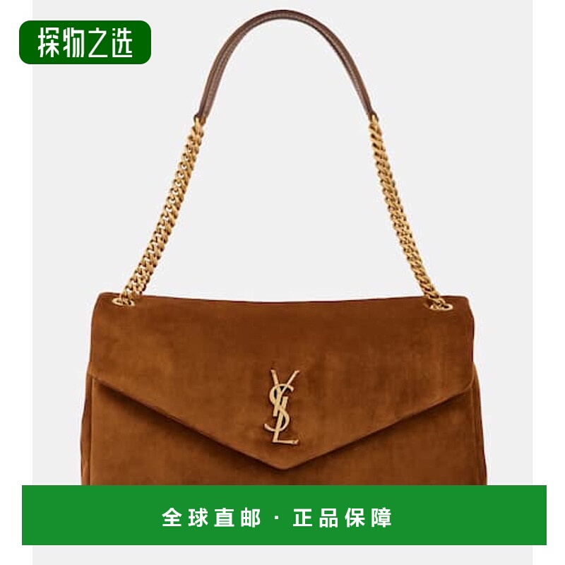 1h可退 香港直邮Saint Laurent 圣罗兰 女士 Calypso 大号绒面革