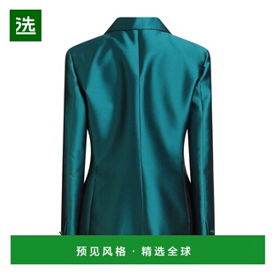 1h可退 香港直邮Alberta Ferretti 女士 西装外套 green绿色 舒适