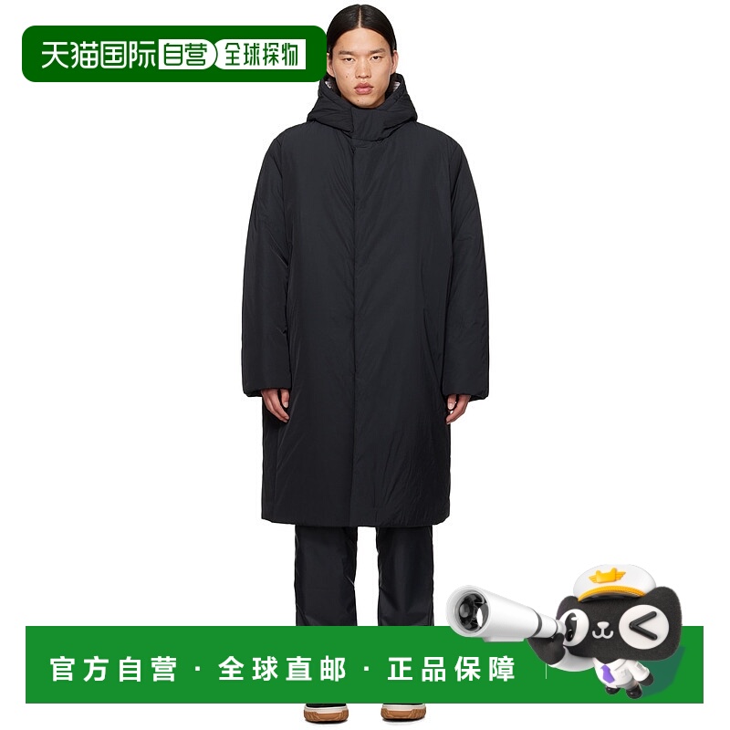 1h可退 香港直邮Thom Browne 汤姆·布朗 男士 黑色 Tech Hooded