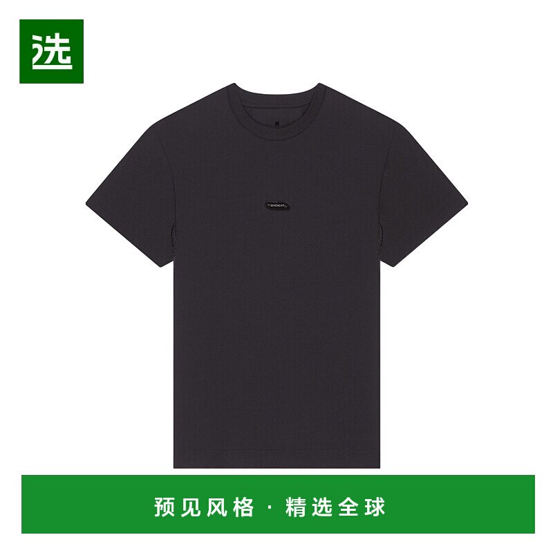 香港直邮Givenchy 徽标T恤 BM716R3YCN短袖纪梵希经典针织图片