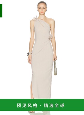 香港直邮Coperni 女士 不对称花朵睡裙 COPR213F5021连衣裙长裙