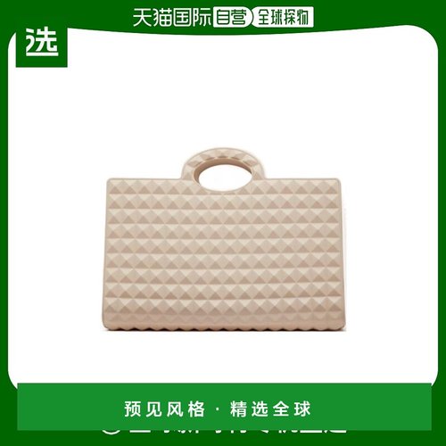 香港直邮Valentino LE TROISIEME 纹理手提包 WB0M00QGX华伦天奴