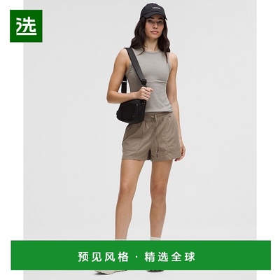 1h可退 欧洲直邮LULULEMON露露乐檬 高腰舞蹈工作室短裤 9厘米