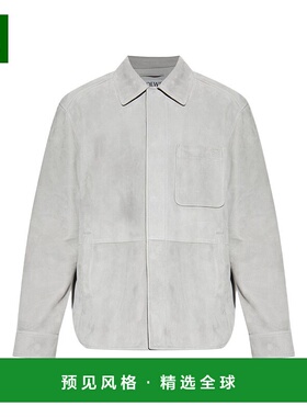 香港直邮1h可退 LOEWE 罗意威 男士 翻领长袖衬衫 H526Y31L48麂皮