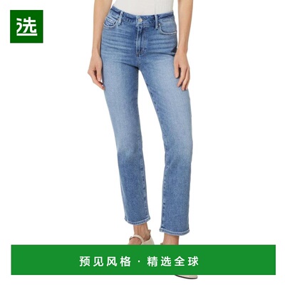 1h可退 【美国直邮】Paige Cindy in Limo 高腰直筒牛仔裤 女装