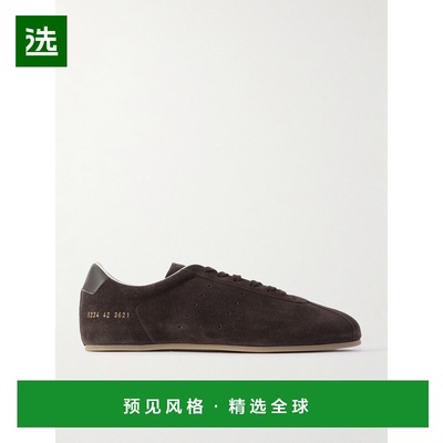 1h可退 香港直邮Common Projects 男士 Lo Profile 开车皮革边绒