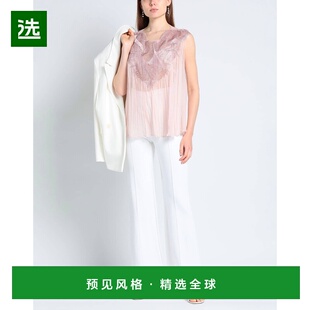 1h可退 香港直邮Alberta Ferretti 女士 真丝上衣 pink粉色 舒适