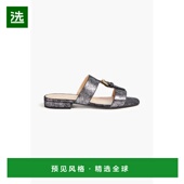 亮片绒面革凉鞋 1h可退 塞乔·罗西 女士 香港直邮Sergio Rossi