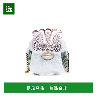 香港直邮KURT GEIGER 女士斜挎包 POMPOMEAGLEXBODYBAG0PALEBLUEO