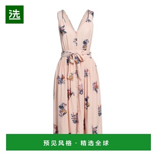 【美国直邮】SESSUN女士连衣裙V领无袖修身时尚优雅自然舒适百搭