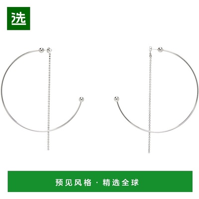 1h可退 香港直邮Justine Clenquet 女士 Justin Crystal 耳环 JUS