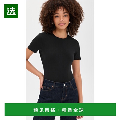 1h可退 香港直邮VERONICA BEARD 女士 Benedict T恤 black黑色 舒