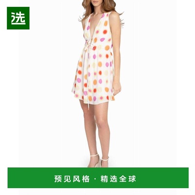 1h可退 【美国直邮】nicole miller 女士 连衣裙真丝丝绸高端穿搭