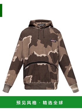 1h可退 香港直邮Undercover 运动卫衣 UC1B48031BLACKBASE