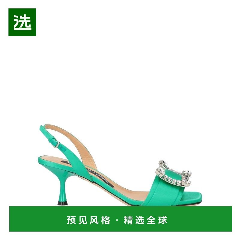 1h可退 香港直邮Sergio Rossi 塞乔·罗西 女士 凉鞋 green绿色,女鞋,时装凉鞋,淘宝优惠券,粉丝福利购,淘宝优惠卷