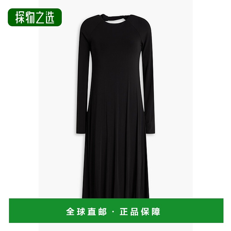 香港直邮Jil Sander 吉尔·桑达 女士 露背针织中长连衣裙 J02CT0