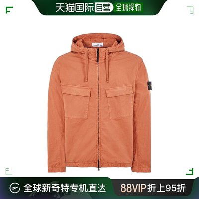 香港直邮Stone Island 长袖徽标休闲夹克 801542610