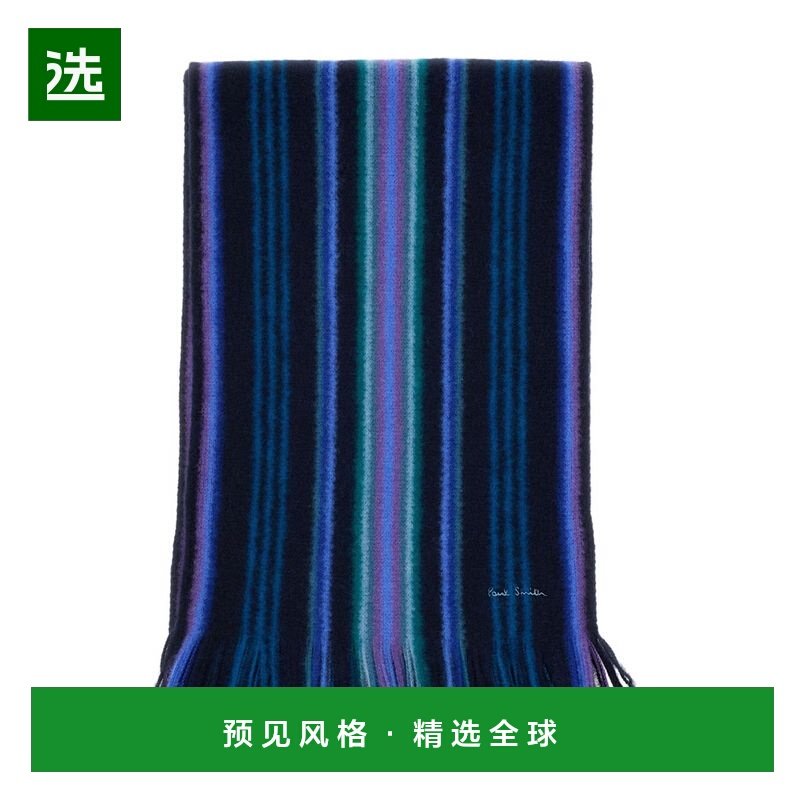 香港直邮PAUL SMITH 男士围巾 M1A151FT64347 AW2025 蓝色,服饰配件/皮带/帽子/围巾,围巾/丝巾/披肩,淘宝优惠券,粉丝福利购,淘宝优惠卷