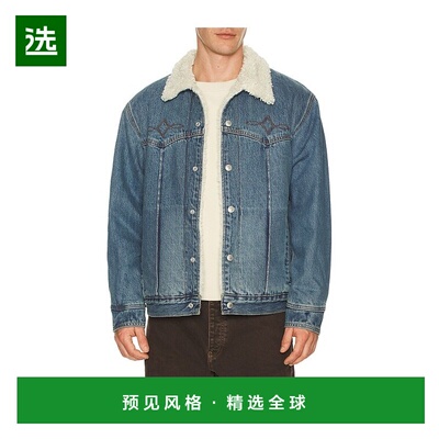 1h可退 香港直邮Levi'S 李维斯 男士 WESTERN TRUCK 毛毛外套 002
