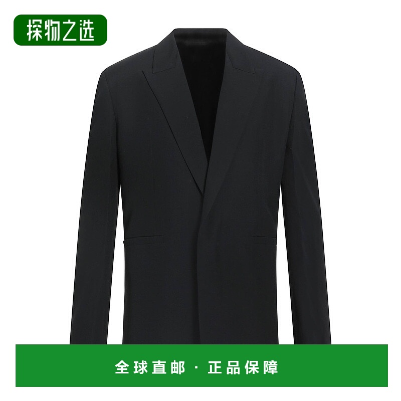 香港直邮Givenchy 纪梵希 男士 西装外套 black黑色 舒适时尚