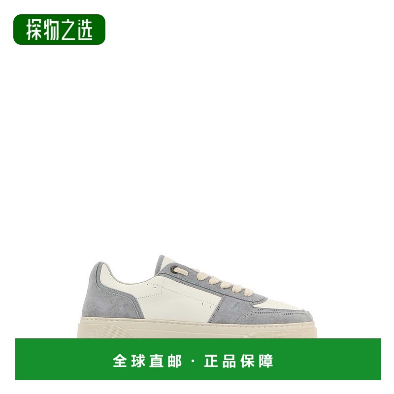 香港直邮Represent 男士 Two-tone Initial 皮质绒面革运动鞋 MLM