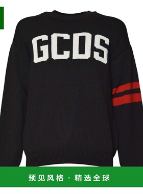 1h可退 香港直邮Gcds 男士 黑色毛线衫 B2XM1506I599 black黑色
