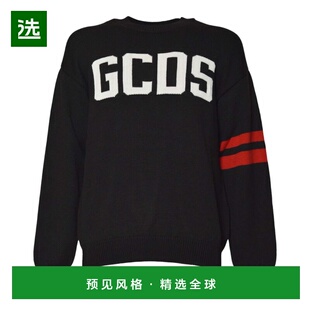 1h可退 香港直邮Gcds 男士 黑色毛线衫 B2XM1506I599 black黑色