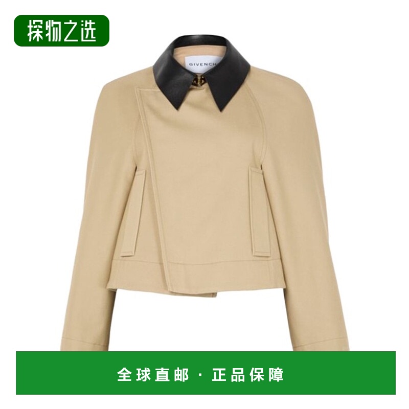 香港直邮Givenchy 翻领长袖短款大衣 GIVY8Z87