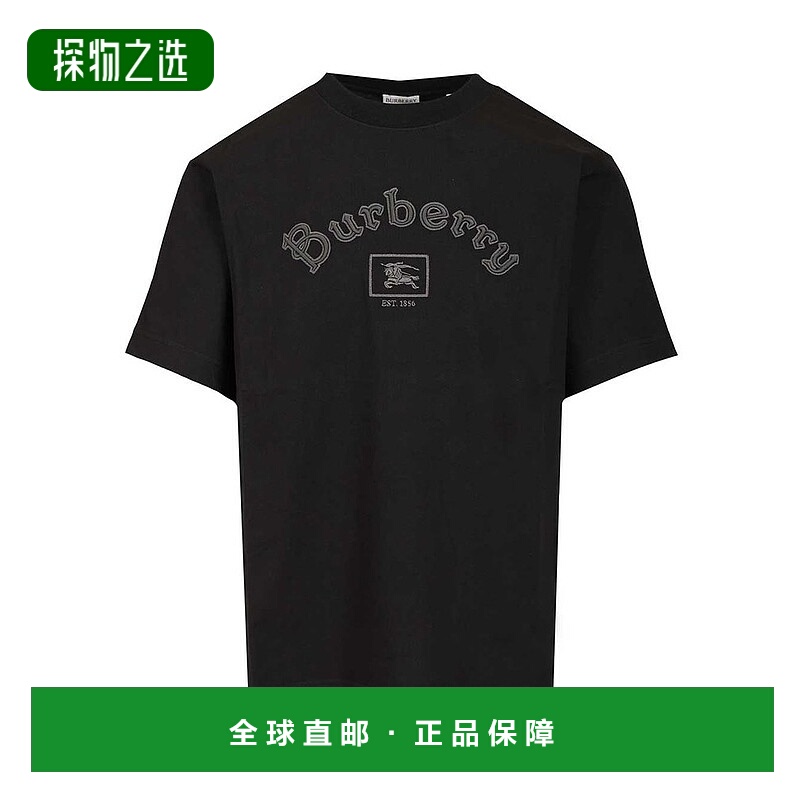 1h可退 香港直邮Burberry 巴宝莉 男士 哥德式標誌圓領 T 卹 8116