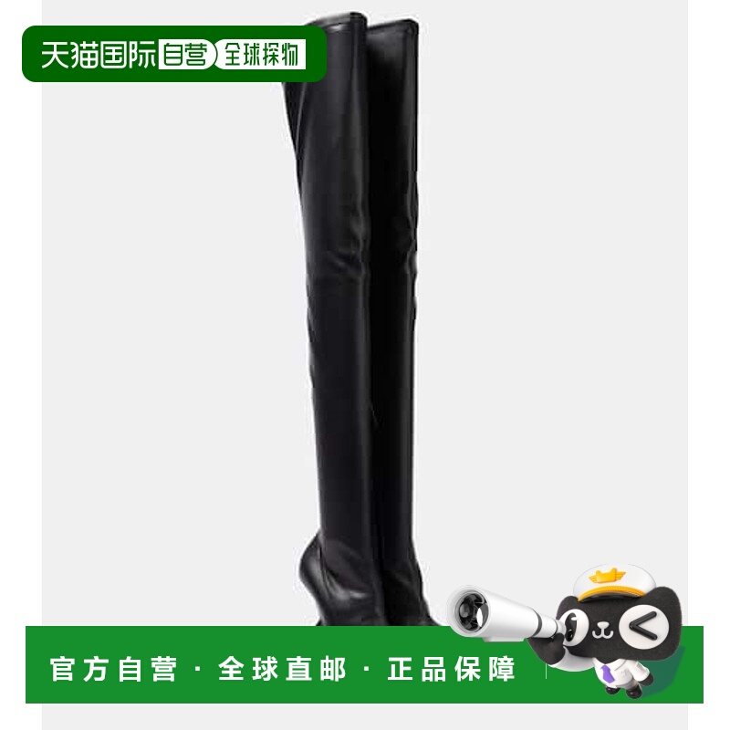 香港直邮The Attico 女士 Cheope 皮质过膝靴子 black黑色 舒适时