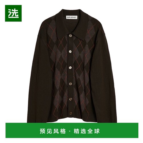 香港直邮Our Legacy 菱形花纹针织衫 M4253EP毛衣开衫
