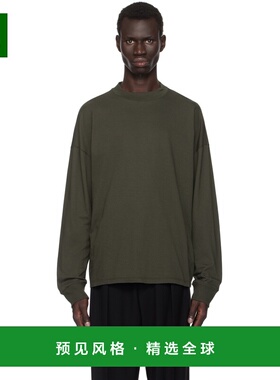 1h可退 香港直邮The Row 男士 卡其色 Drago T 恤 288K291针织