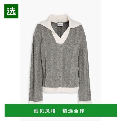 1h可退 香港直邮CLAUDIE PIERLOT 女士 粗线针织羊毛混纺毛衣 CFP