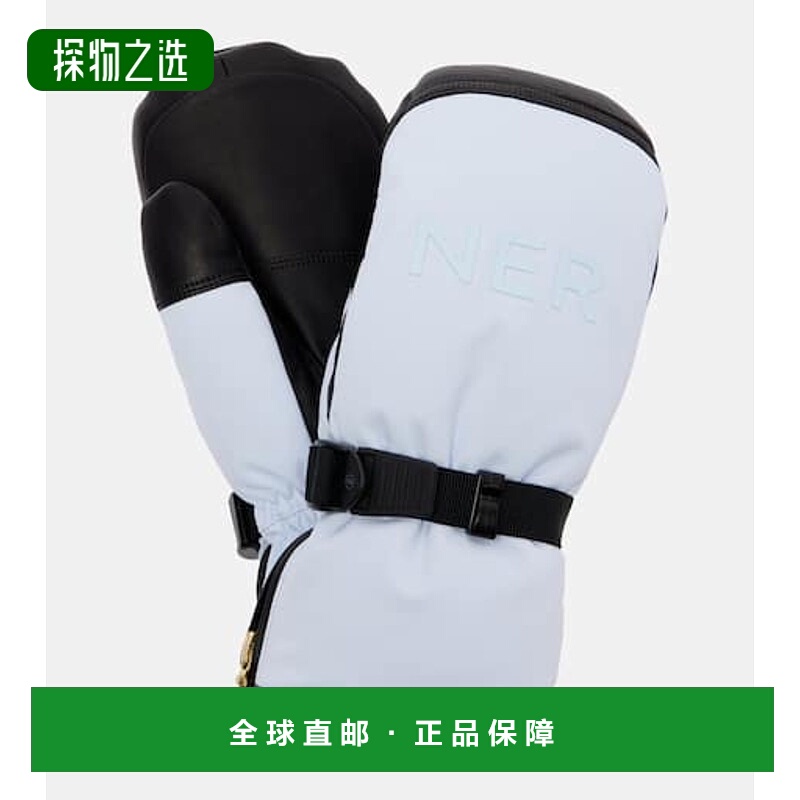 香港直邮bogner 博格纳 女士 ski 花朵徽标连指手套