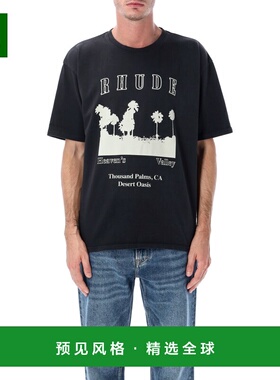 香港直邮RHUDE 男士T恤 RHFW25TT020123158 AW2025 花色 THOUSAND