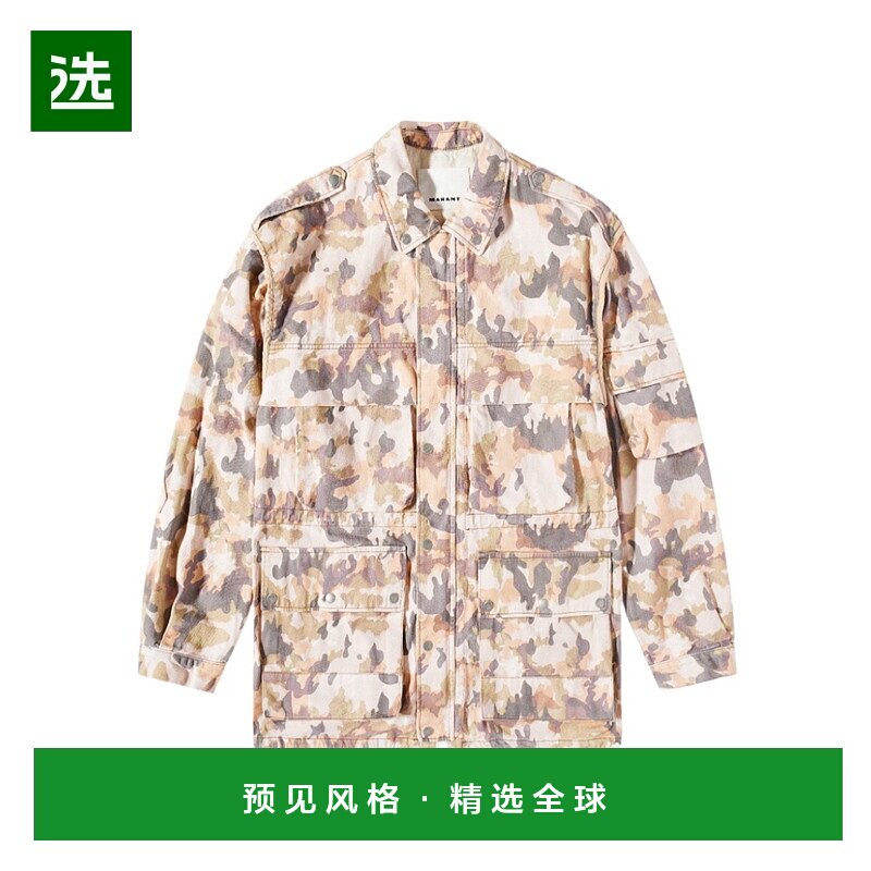 香港直邮Isabel Marant Elias翻领休闲夹克 23EVE0104HAA2G04H