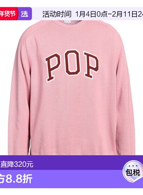 1h可退 香港直邮POP TRADING COMPANY 男士 毛衣 pink粉色 舒适时