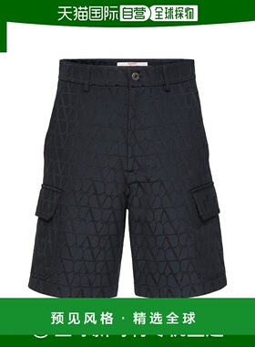 香港直邮Valentino V标志短裤 VRDD45A7T华伦天奴休闲裤