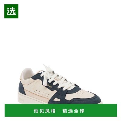 1h可退 香港直邮Axel Arigato 男士 'Dice Lo' 蓝白低帮带Logo皮