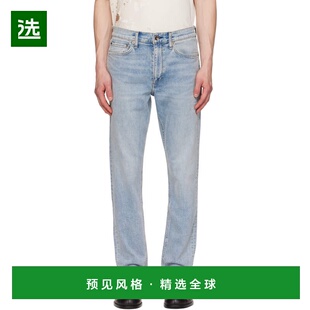 1h可退 香港直邮rag bone 瑞格布恩 男士 蓝色 Fit 2 Slim Fit 牛
