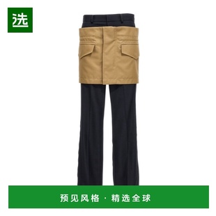 2306612裙裤 香港直邮Sacai 腰带环休闲裤