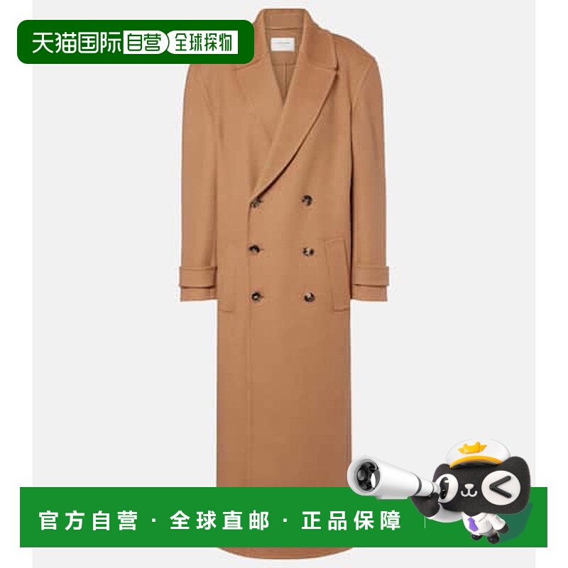 1h可退 香港直邮Saint Laurent 圣罗兰 女士 羊绒羊毛大衣